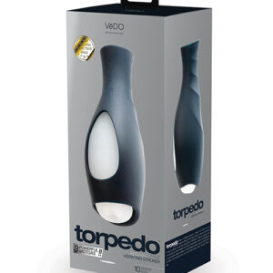 VeDO Torpedo Vibrating Rechargable Stroker - Just Black
