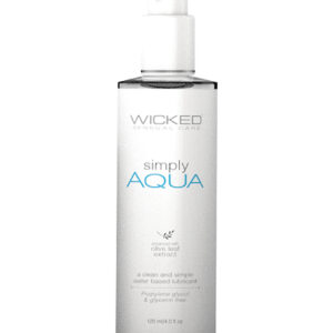 Wicked Sensual Care Simply Aqua Water Based Lubricant - 4 oz