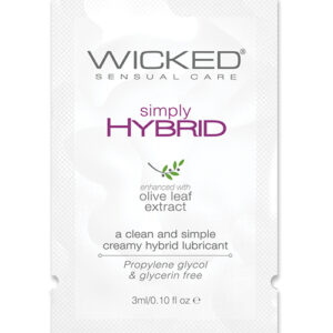 Wicked Sensual Care Simply Hybrid Lubricant - .1 oz