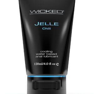 Wicked Sensual Care Jelle Chill Water Based Anal Gel Lubricant - 4 oz