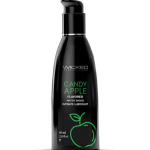 Wicked Sensual Care Aqua Water Based Lubricant - 2 oz Candy Apple