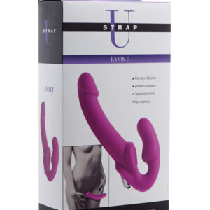 Strap U Vibrating Strapless Silicone Strap on Dildo