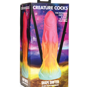 Creature Cocks Shape Shifter Alien Silicone Dildo - Multi Color