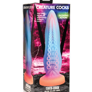 Creature Cocks Tenta-Cock Silicone Dildo - Glow in the Dark
