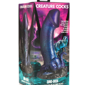 Creature Cocks Dino Dick Silicone Dildo - Large Multi Color