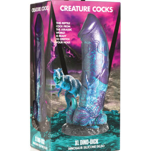 Creature Cocks Dino Dick Silicone Dildo - XL Multi Color
