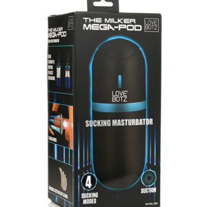 The Milker Mega-Pod Sucking Masturbator - Black/Clear