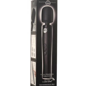 Master Series Thunderstick Pro Wand Massager - Black