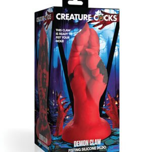 Creature Cocks Demon Claw Fisting Silicone Dildo - Red