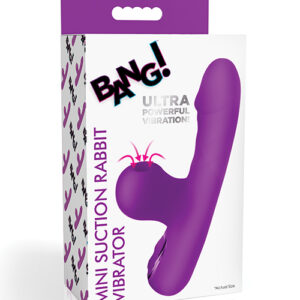 Bang! Mini Suction Rabbit Vibrator - Purple