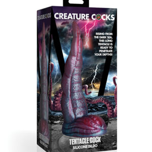 Creature Cocks Tentacle Cock Silicone Dildo - Red/Blue
