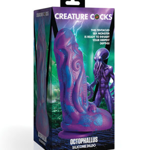 Creature Cocks Octophallus Silicone Dildo - Purple/Blue
