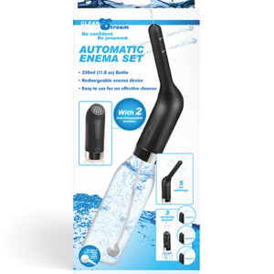 NO ETA $Automatic Enema Set w/2 Nozzles - 350 ml