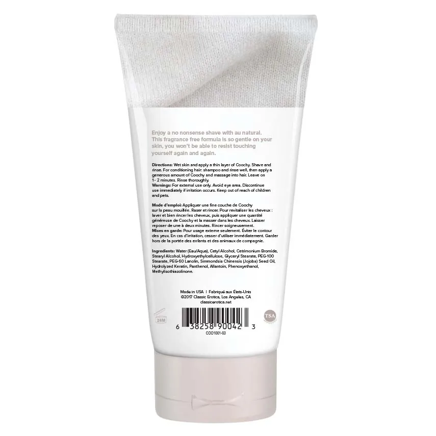 COOCHY Shave Cream - 3.4 oz Au Natural