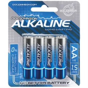 Doc Johnson Alkaline Batteries - AA 4 Pack