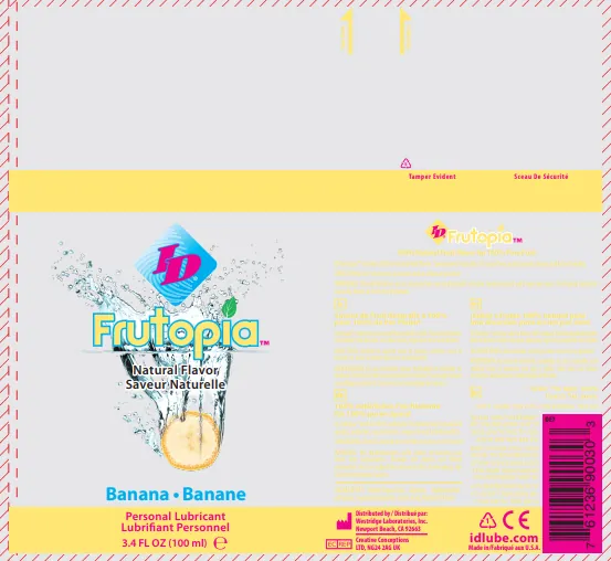 ID Frutopia Natural Flavor Banana 3.4 Oz