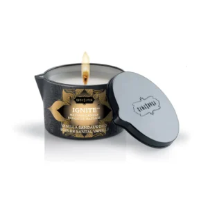 Kama Sutra Ignite Massage Soy Candle - Vanilla Sandalwood