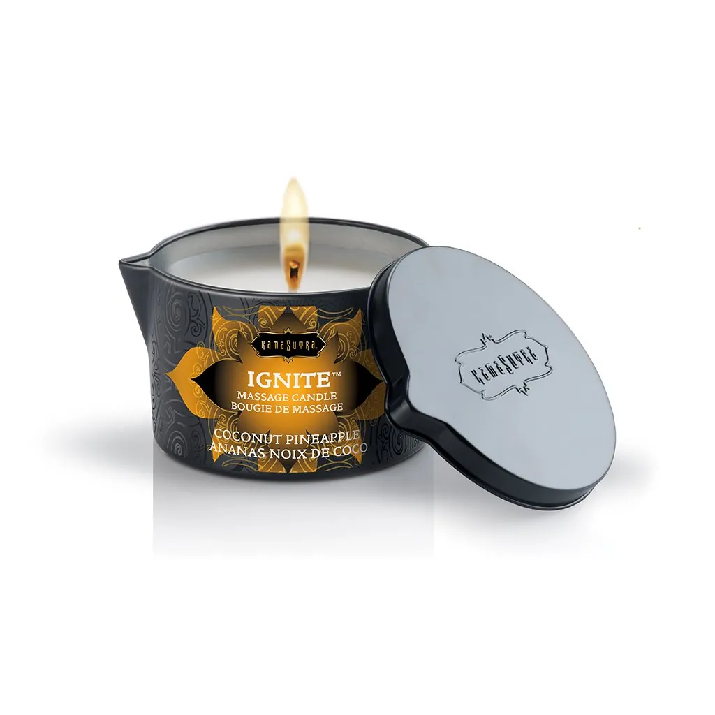 Kama Sutra Ignite Massage Soy Candle - Coconut Pineapple