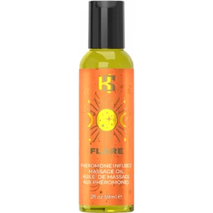 Celestial Collection Flare Pheromone Massage Oil 2 Fl Oz/59 ml
