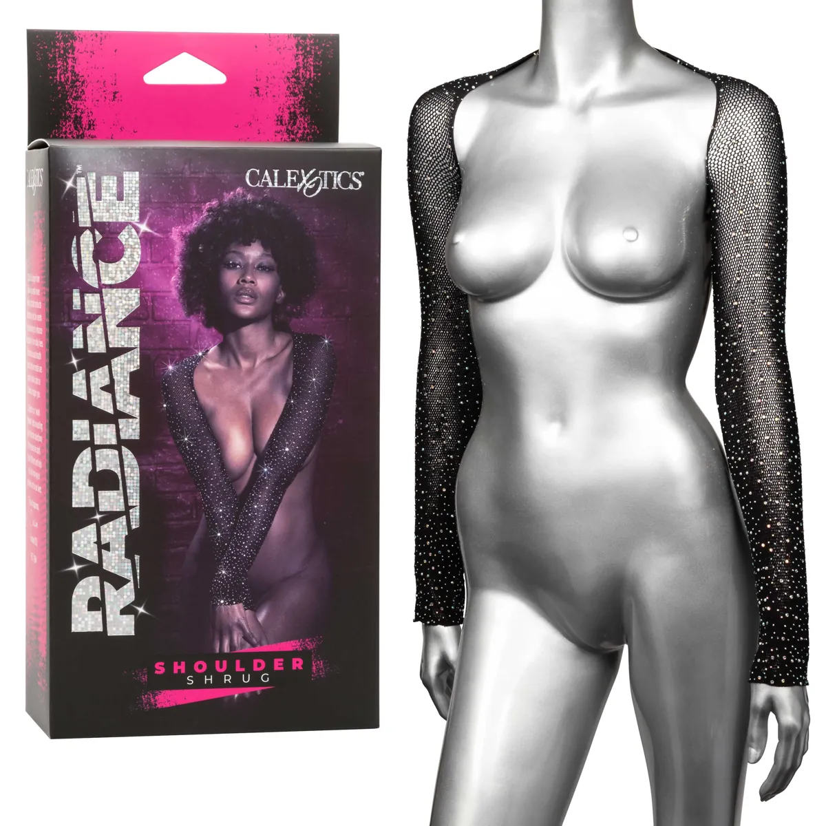 Radiance Shoulder Shrug Black O/S
