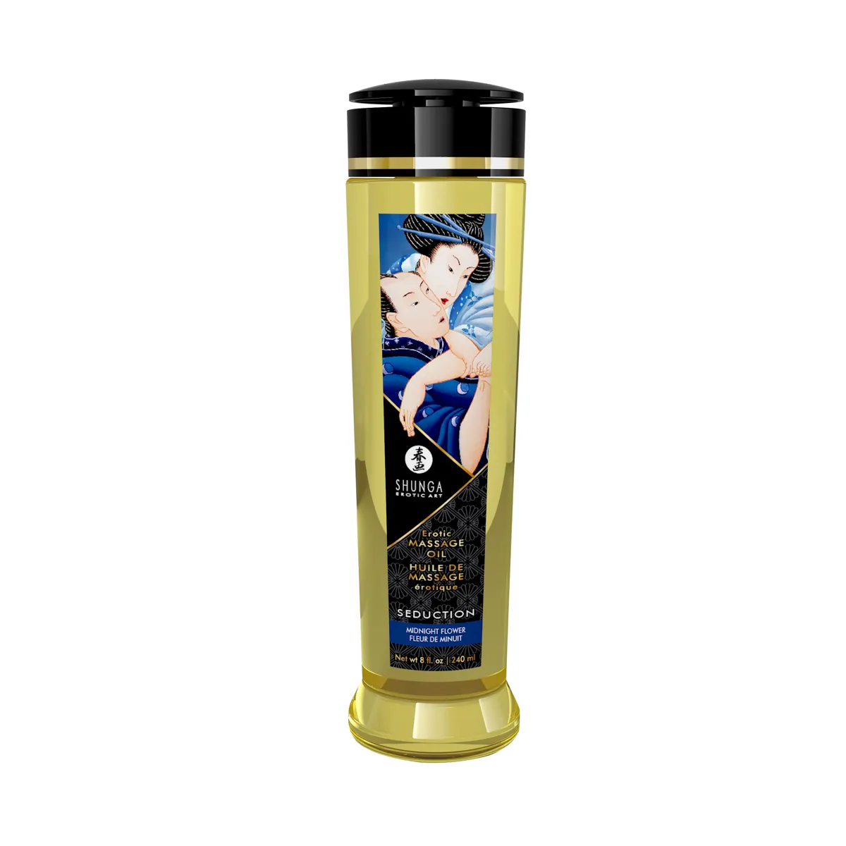 Shunga Massage Oil - 8 oz Midnight Flower