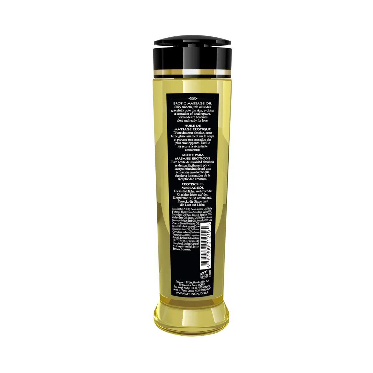 Shunga Massage Oil - 8 oz Midnight Flower