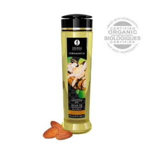 Shunga Organica Kissable Massage Oil - 8 oz Almond Sweetness