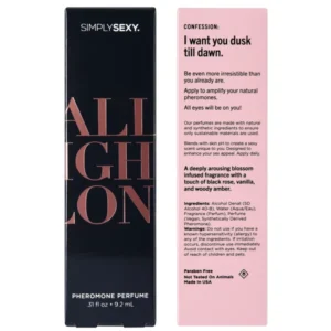 Simply Sexy All Night Long - Pheromone Perfume - .31oz | 9.2ml