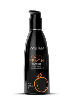 Wicked Sensual Care Water Based Lubricant - 2 oz Sweet Peach