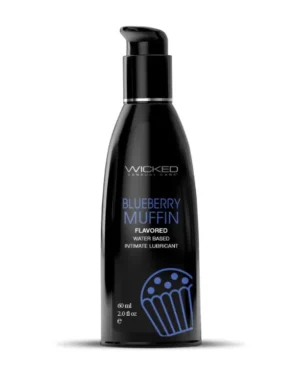 Wicked Sensual Care Water Based Lubricant - 2 oz Blueberry Muffin