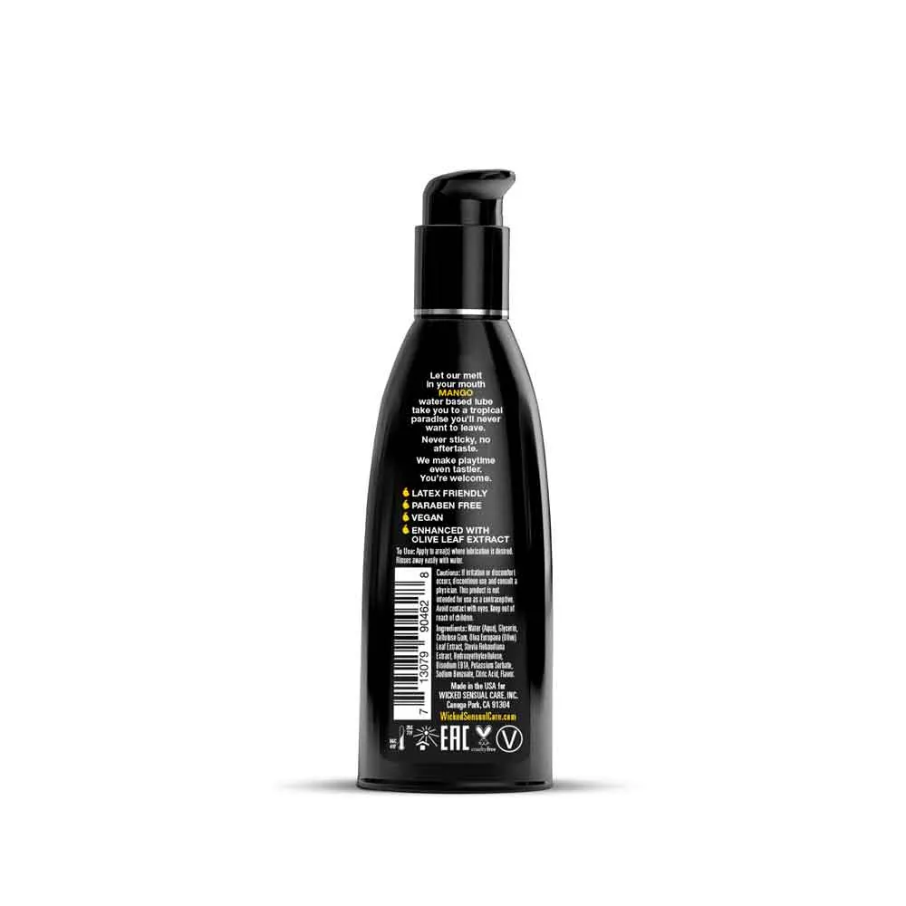 Wicked Sensual Care Water Based Lubricant - 2 oz Mango
