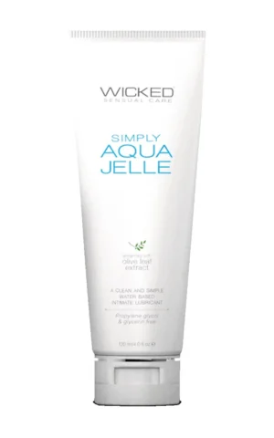 Simply Aqua Jelle Fragrance Free Lubricant - 4 Fl. Oz.
