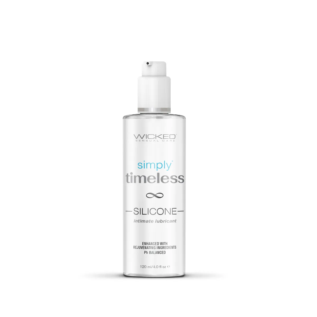 Wicked Sensual Care Simply Timeless Silicone Lubricant - 4 oz